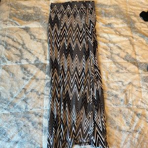 Maxi shirt- black and white womens